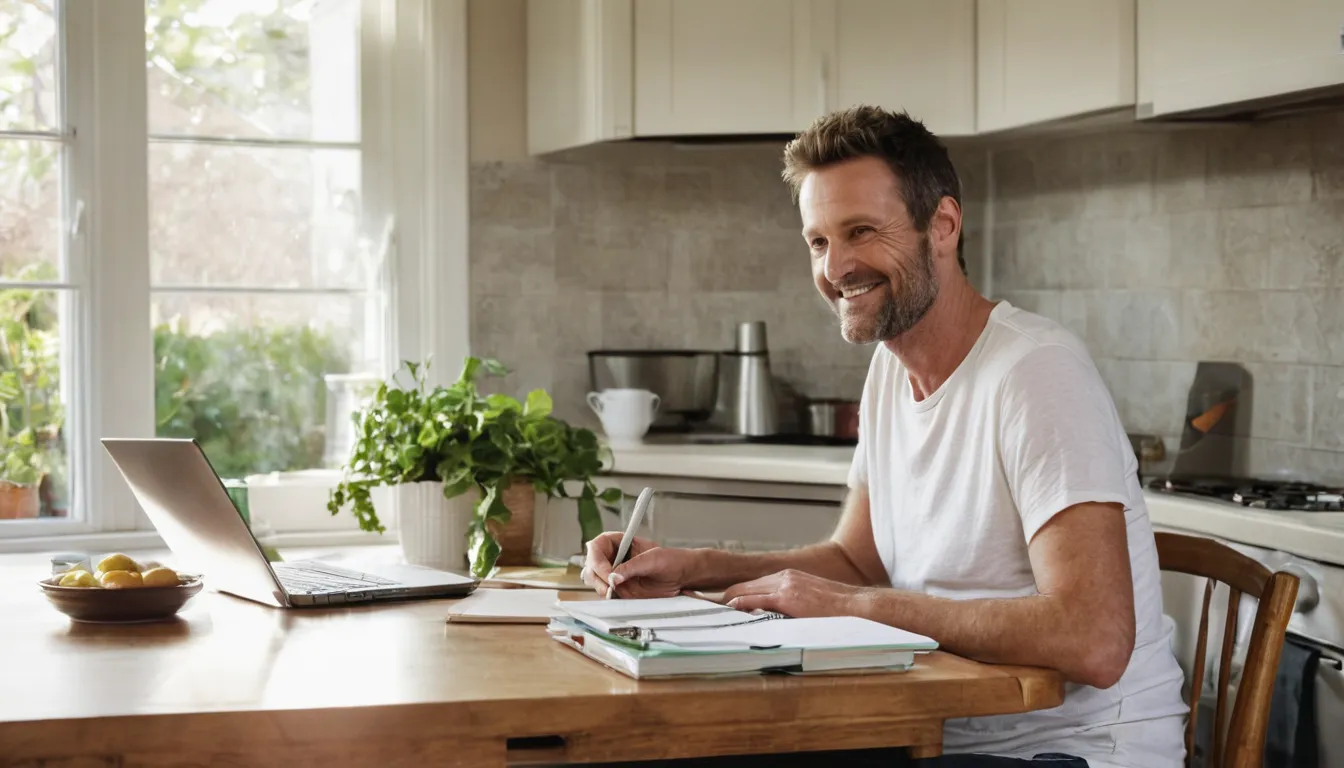 Homeowner reviewing photos and notes for a window quote
