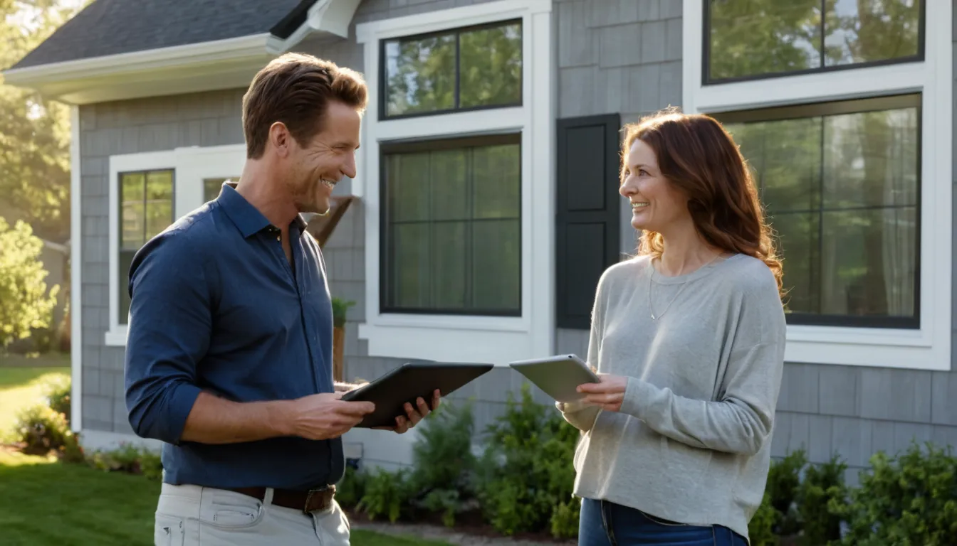 A Akron family home with new windows and fresh siding in soft daylight